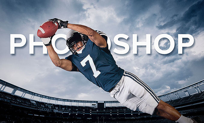 Product sneaker photo with bold brand lettering positioned behind the shoe